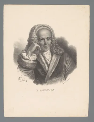 Portret van François Quesnay