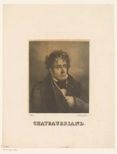 Portret van François-René de Chateaubriand