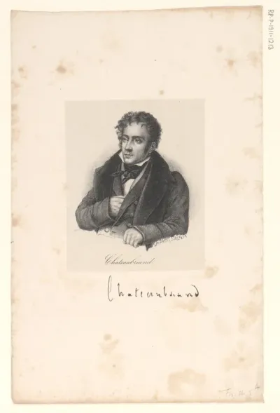 Portret van François-René de Chateaubriand