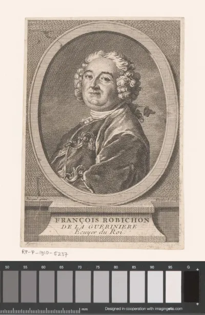 Portret van François Robichon de la Guérinière