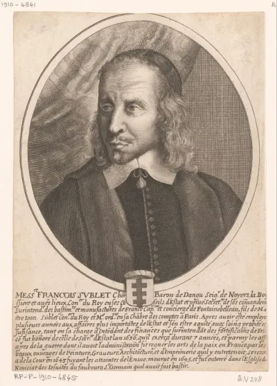 Portret van François Sublet de Noyers
