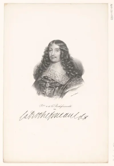 Portret van François VI de La Rochefoucauld