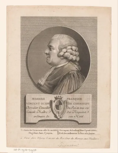 Portret van François Vincent Guyot de Chenizot