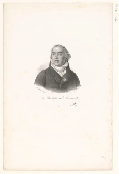 Portret van François XII de La Rochefoucauld-Liancourt