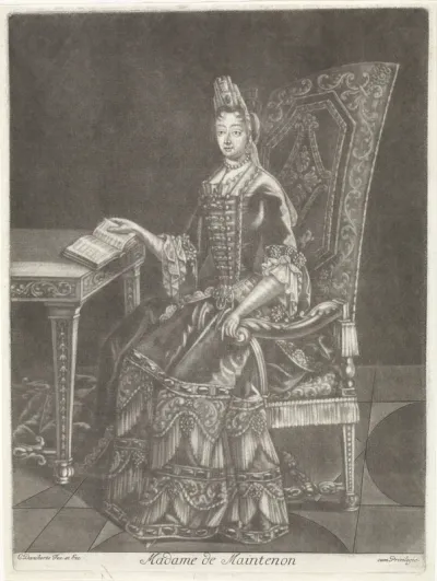 Portret van Françoise d' Aubigny markiezin van Maintenon