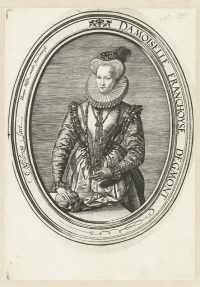 Portret van Françoise van Egmond