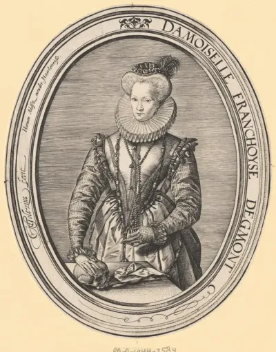 Portret van Françoise van Egmond