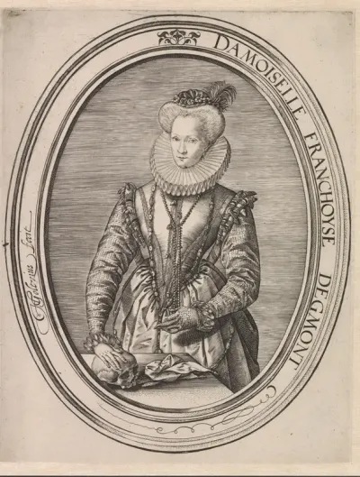 Portret van Françoise van Egmond
