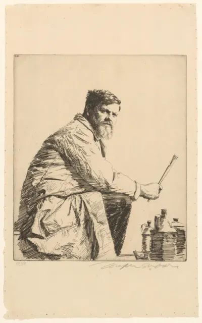 Portret van Frank Brangwyn