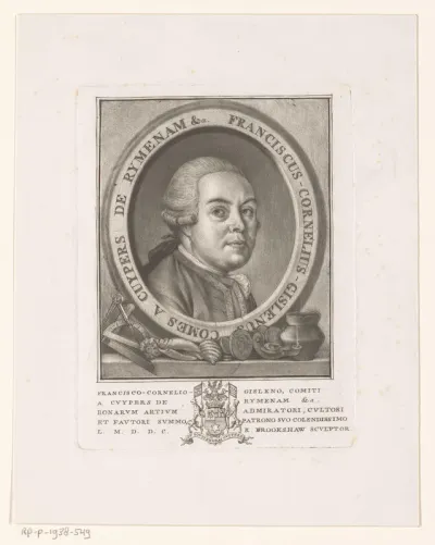 Portret van Frans Corneel Gislenus Cuypers van Rijmenam