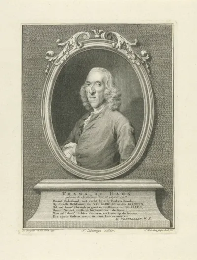 Portret van Frans de Haes