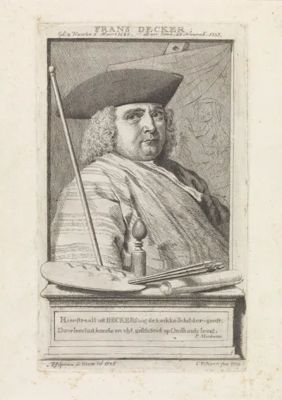 Portret van Frans Decker
