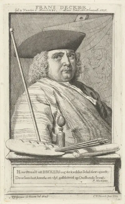 Portret van Frans Decker