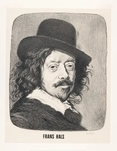 Portret van Frans Hals