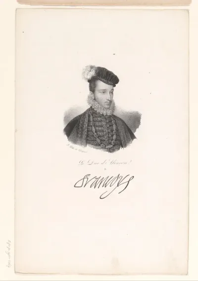 Portret van Frans Hercules van Anjou