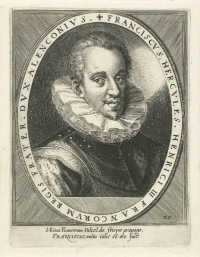 Portret van Frans Hercules van Anjou
