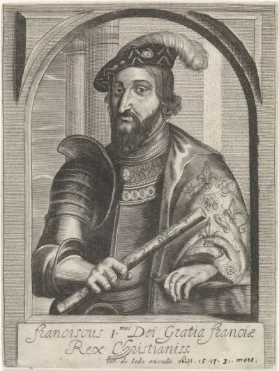 Portret van Frans I, koning van Frankrijk