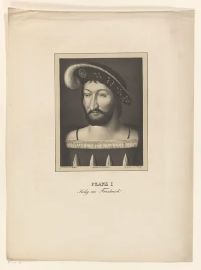 Portret van Frans I, koning van Frankrijk