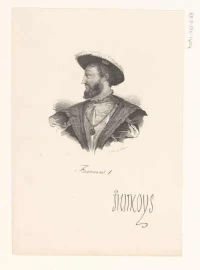 Portret van Frans I van Frankrijk
