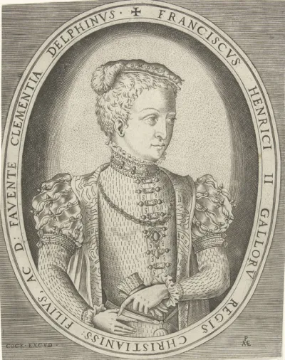 Portret van Frans II, koning van Frankrijk