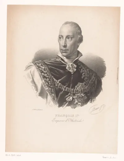 Portret van Frans II, Rooms-Duits keizer als keizer Frans I van Oostenrijk