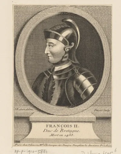 Portret van Frans II van Bretagne
