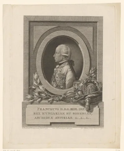 Portret van Frans II van Oostenrijk