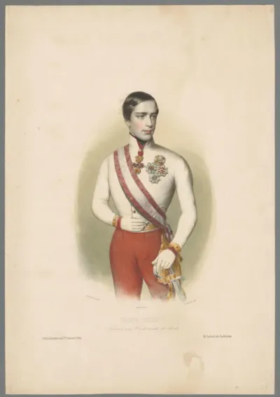 Portret van Frans Jozef I Karel