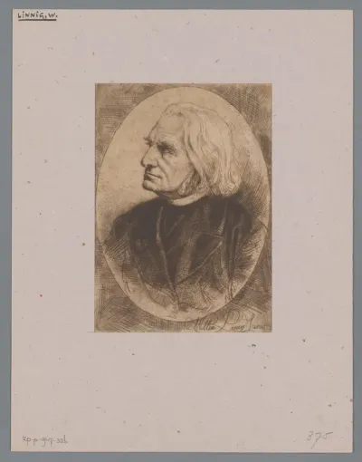 Portret van Frans Liszt