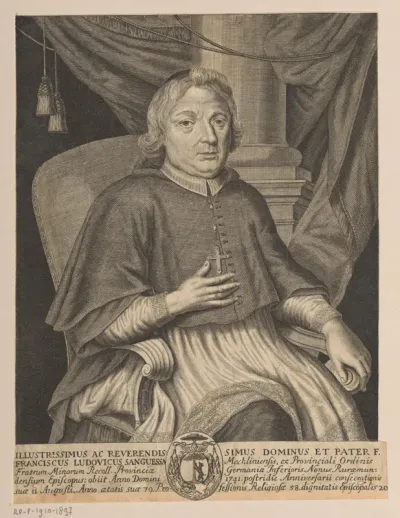 Portret van Frans Lodewijk de Sanguessa