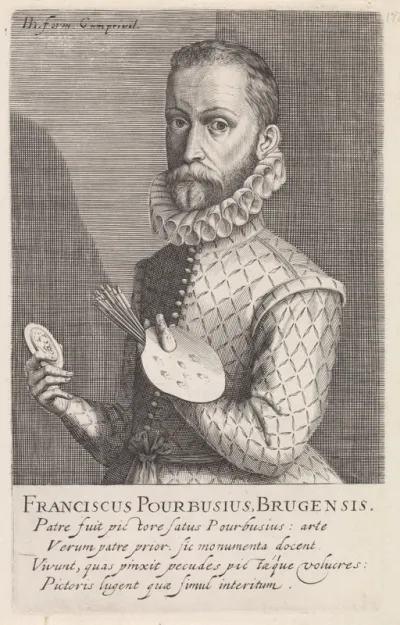 Portret van Frans Pourbus I