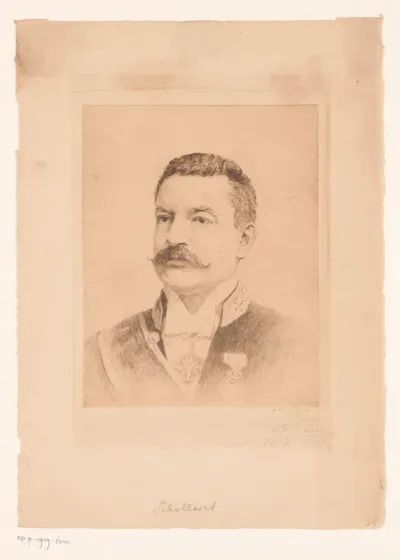Portret van Frans Schollaert