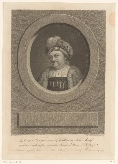 Portret van Frans van Mieris met baret
