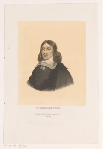 Portret van Frans van Schooten