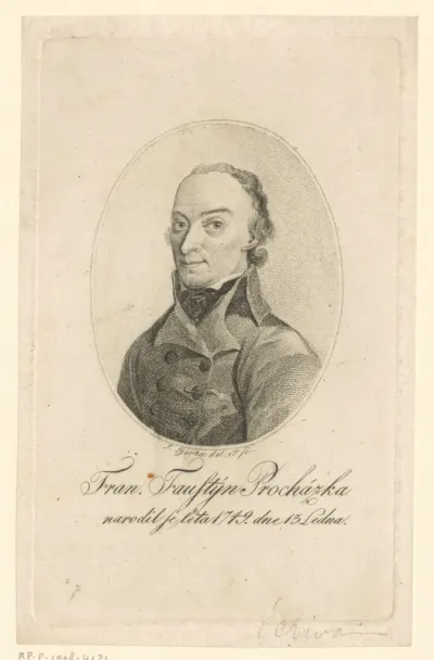 Portret van František Faustin Procházka