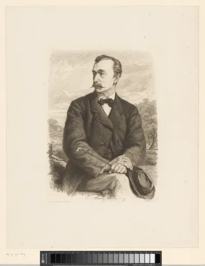 Portret van Franz Adam