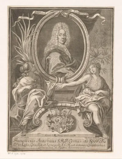 Portret van Franz Anton, Reichsgraf von Sporck