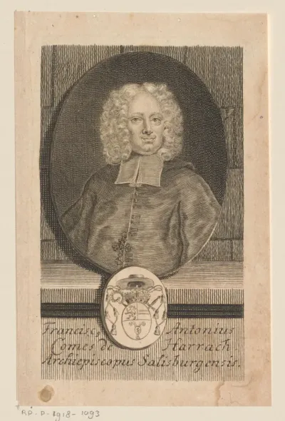 Portret van Franz Anton von Harrach