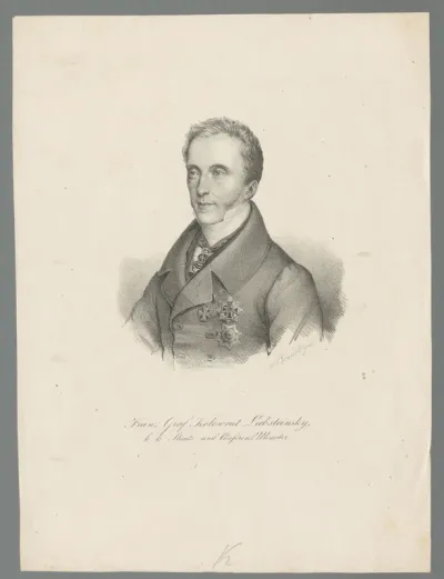 Portret van Franz Anton von Kolowrat-Liebsteinsky