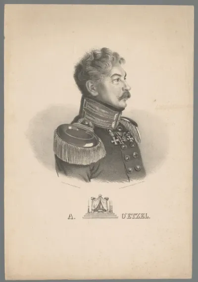 Portret van Franz August O'Etzel