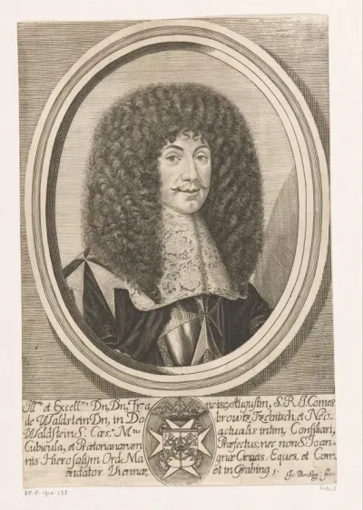 Portret van Franz Augustin, Graf von Waldstein