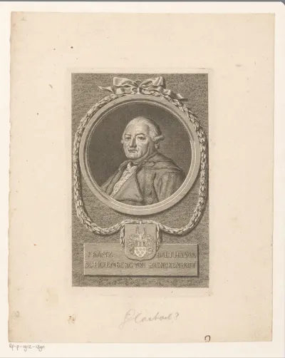Portret van Franz Balthasar Schönberg von Brenkenhoff