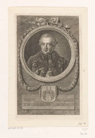 Portret van Franz Balthasar Schönberg von Brenkenhoff