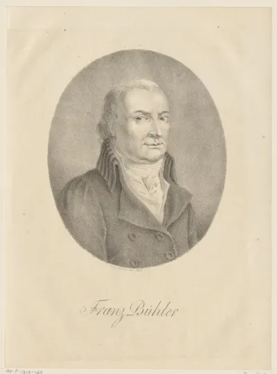 Portret van Franz Bühler