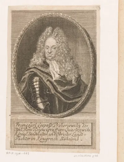 Portret van Franz Carl Leopold Prehorsowsky
