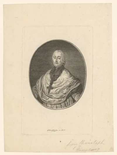 Portret van Franz Christoph von Hutten, bisschop van Speyer