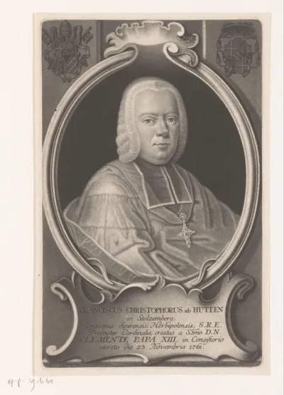 Portret van Franz Christoph von Hutten zum Stolzenberg