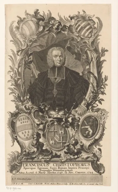 Portret van Franz Christoph von Hutten