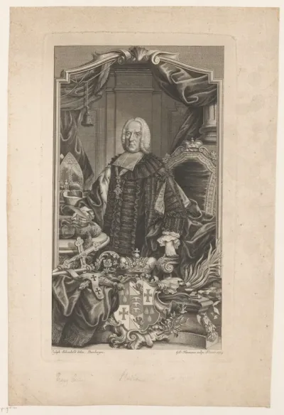 Portret van Franz Conrad von Stadion und Thannhausen
