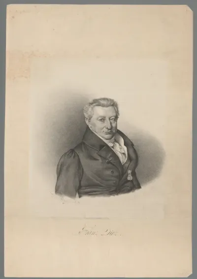 Portret van Franz Diez